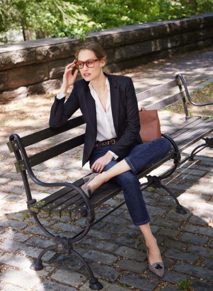 Business Casual Blazer with Patterned Flats Business Casual Blazer with Patterned Flats — J Crew Outfits