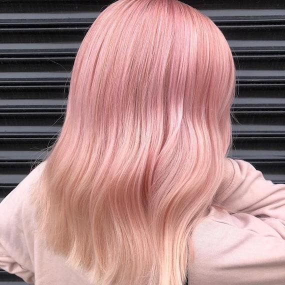 Pastel Pink to Blonde Ombre — Pastel Hair