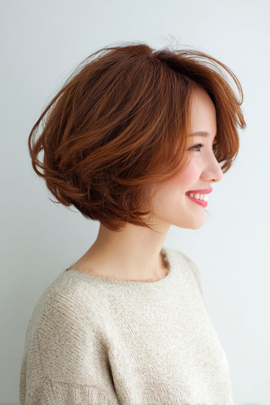 Warm Copper Red Visual Idea Warm Copper Red Visual Idea — Haircuts for Thin Hair