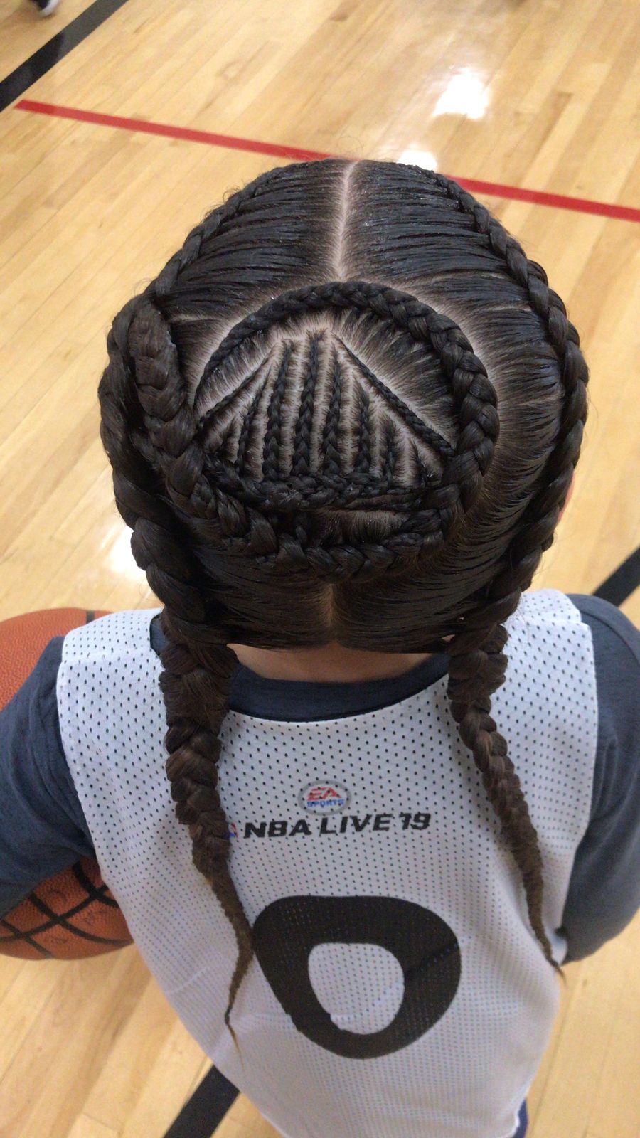 Long Hair Visual Idea — Basketball Hairstyles