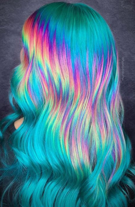 Long Visual Idea — Holographic Hair