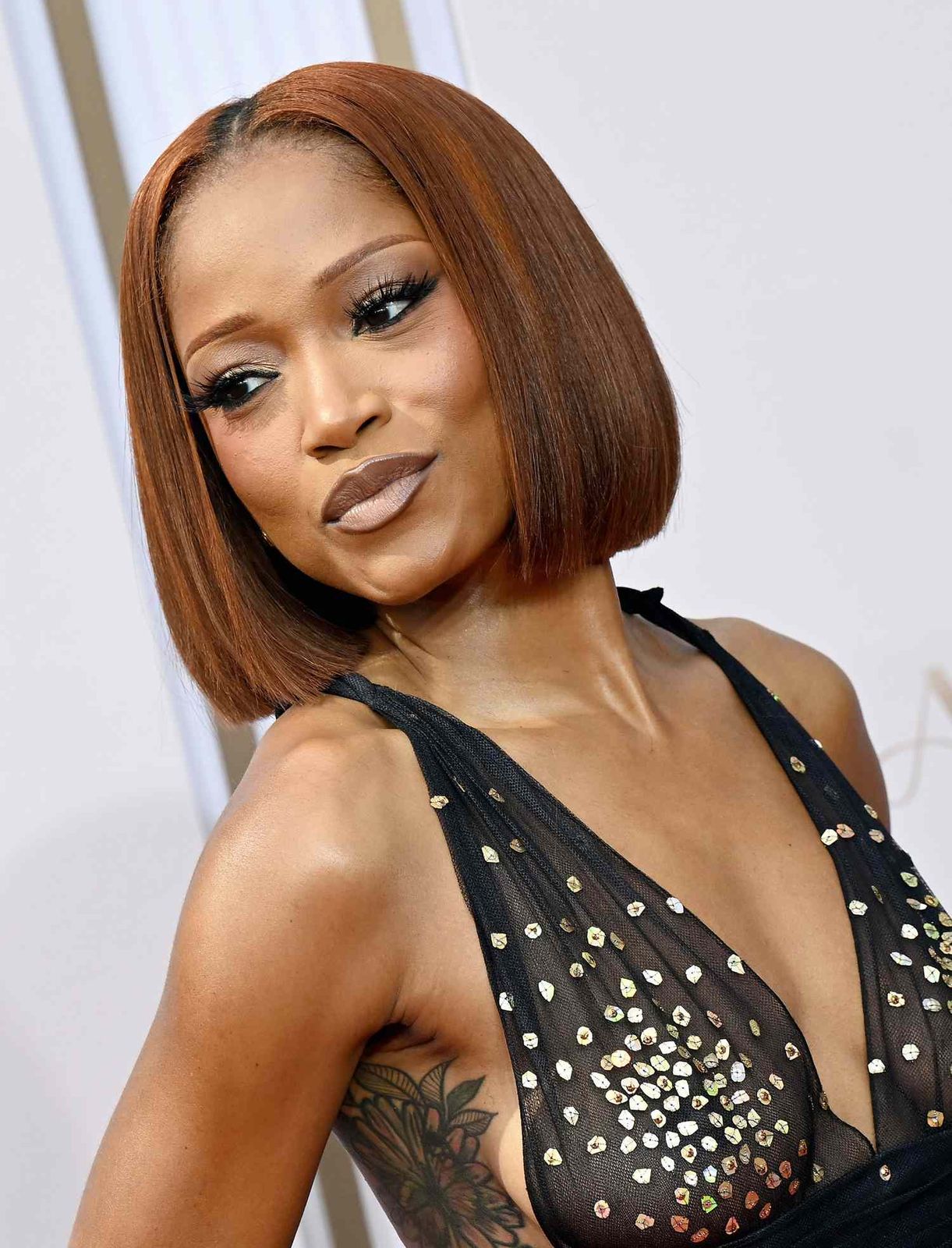 Chin Visual Idea — Collarbone Length Hair
