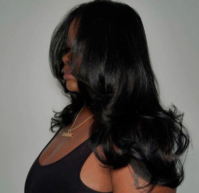 Thick Wavy Collarbone Blowout Thick Wavy Collarbone Blowout — Blowout Natural Hair