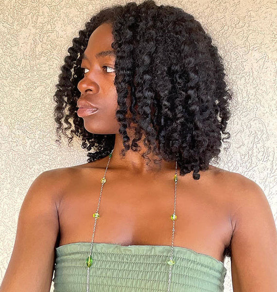 Wavy Curls With Blonde Highlights — Braid Out