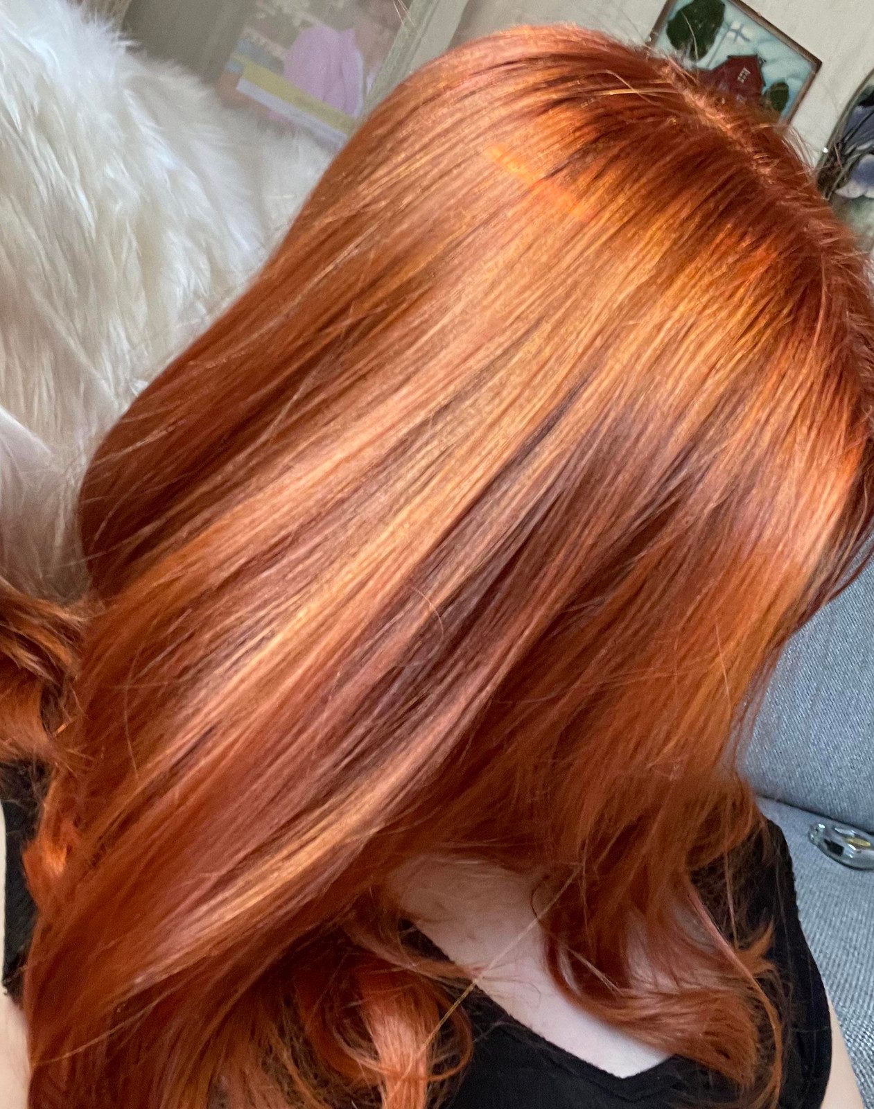 Warm Copper With Golden Highlights Visual Idea — Copper Hair