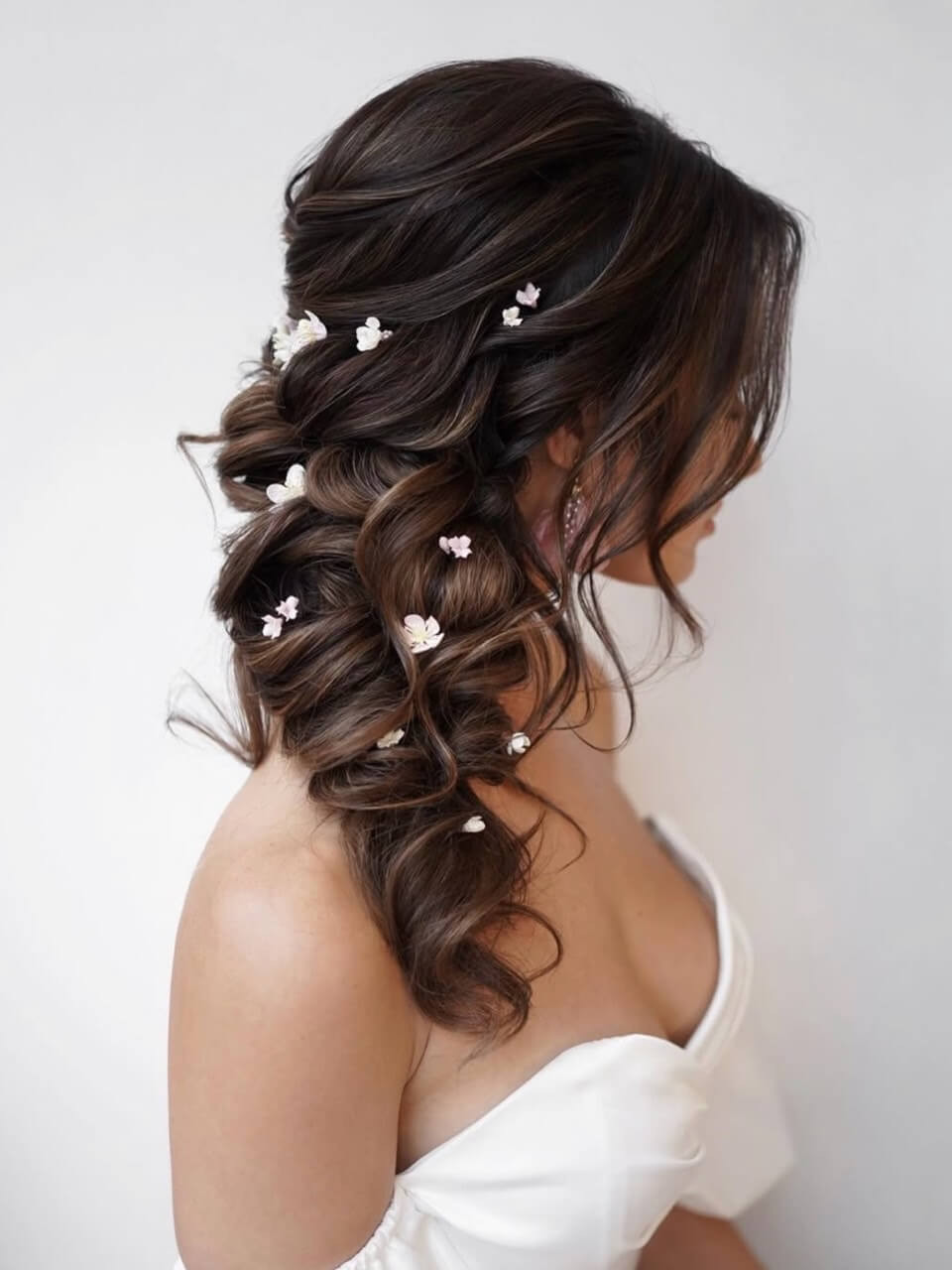 Dark Brown With Subtle Highlights Visual Idea Dark Brown With Subtle Highlights Visual Idea — Prom Hairstyles for Long Hair