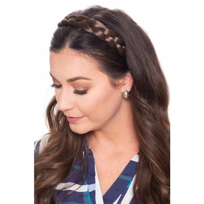 Front View Slightly To The Side Visual Idea — Headband Hairstyles