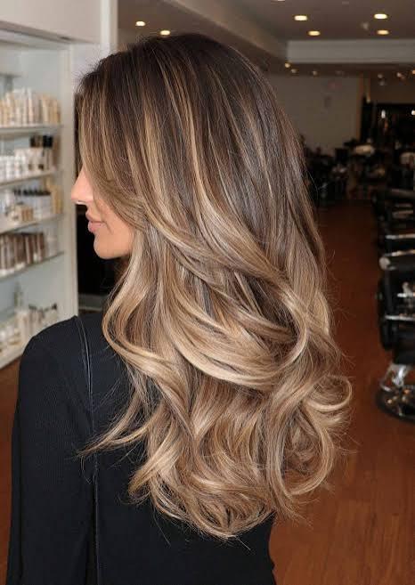 Side View Visual Idea — Bronde Hair