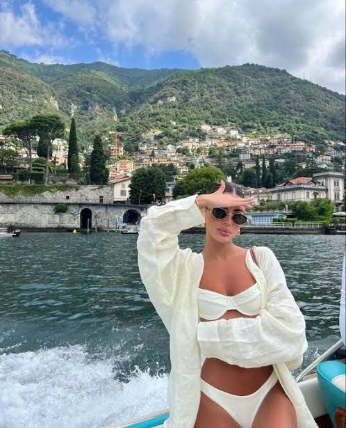 Sheer Duster Over Bikini for a Breezy Yacht Cover-Up — Yacht Outfits