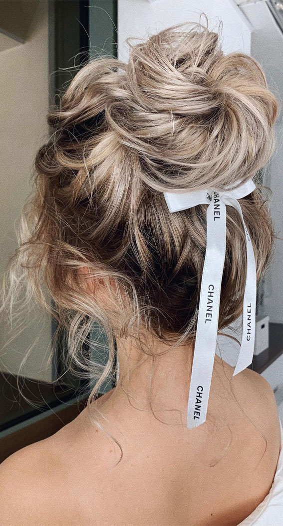 Back View Visual Idea — High Bun