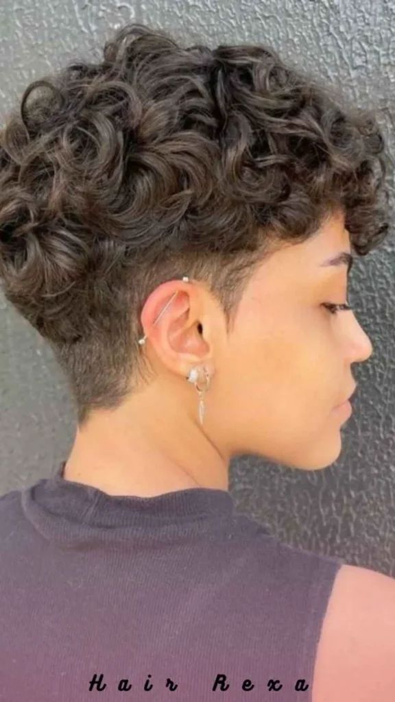Pixie With Undercut Visual Idea — Curly Pixie