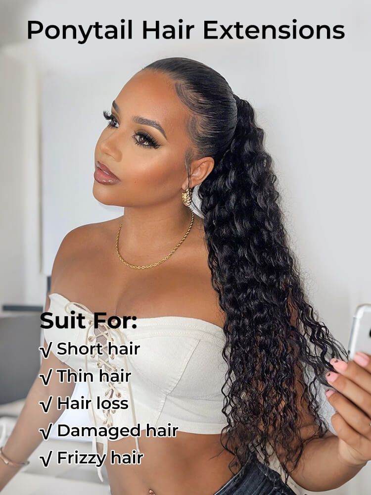 Middle Visual Idea — Ponytail with Extensions