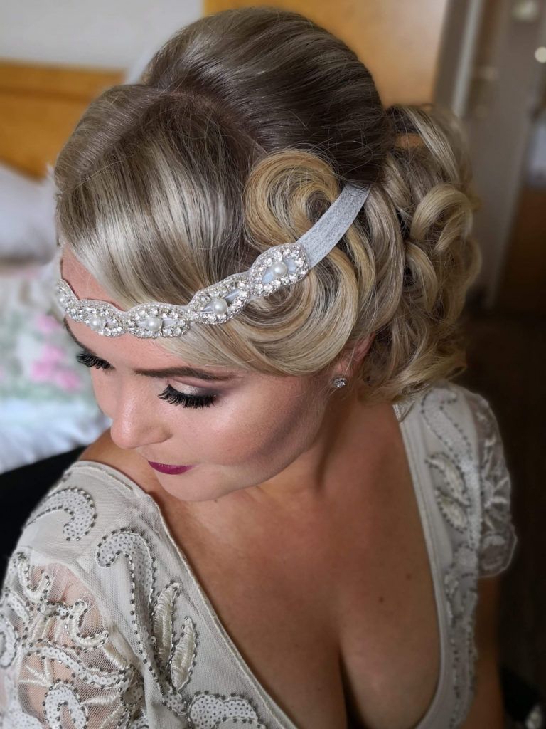 Collarbone Visual Idea — Vintage Wedding Hairstyles