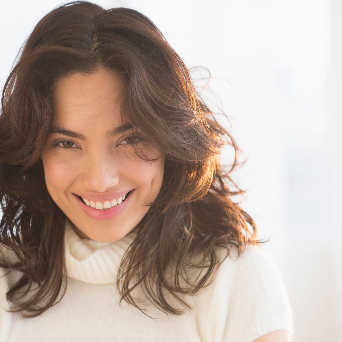 Thick Wavy Collarbone Blowout — Haircuts for Wavy Hair