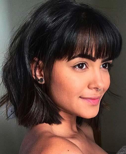 Black Visual Idea Black Visual Idea — Haircuts with Bangs