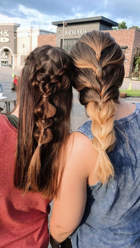Dark Brown And Blonde With Ombre Visual Idea Dark Brown And Blonde With Ombre Visual Idea — High School Hairstyles