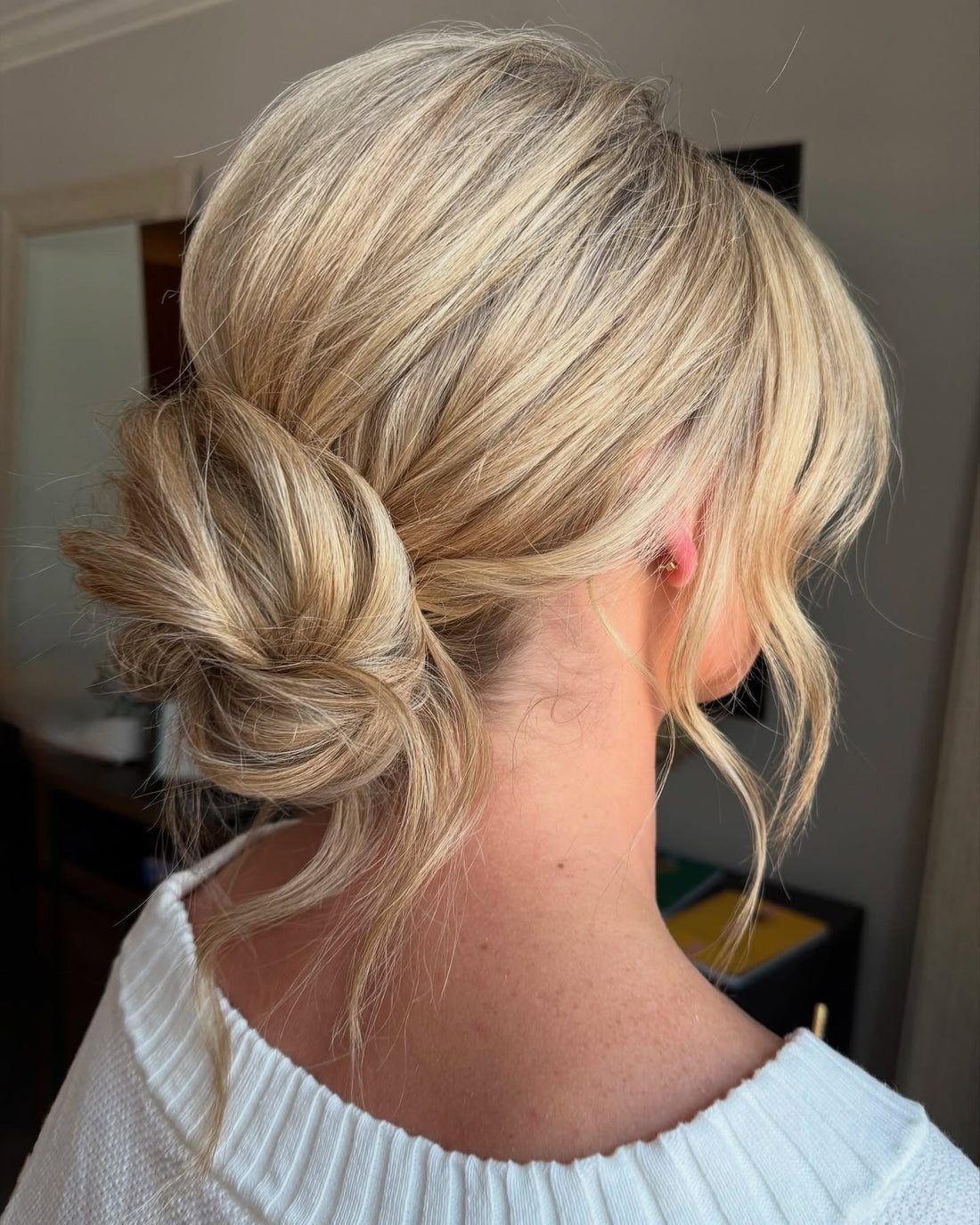 Textured Twists Low Bun — Messy Bun