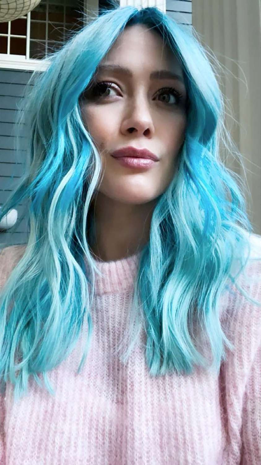Aqua Blue With Blonde Highlights Visual Idea Aqua Blue With Blonde Highlights Visual Idea — Blue Hair