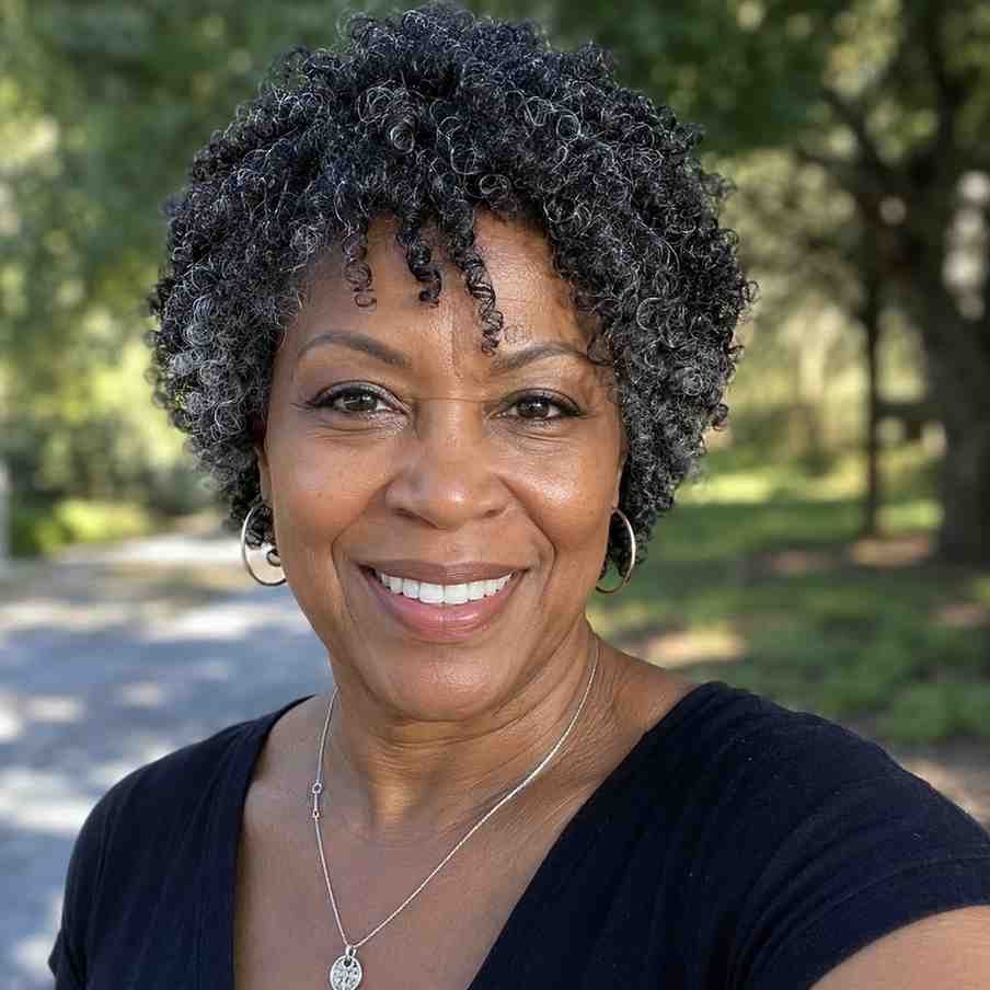 Ear Visual Idea — Natural Hairstyles Over 50