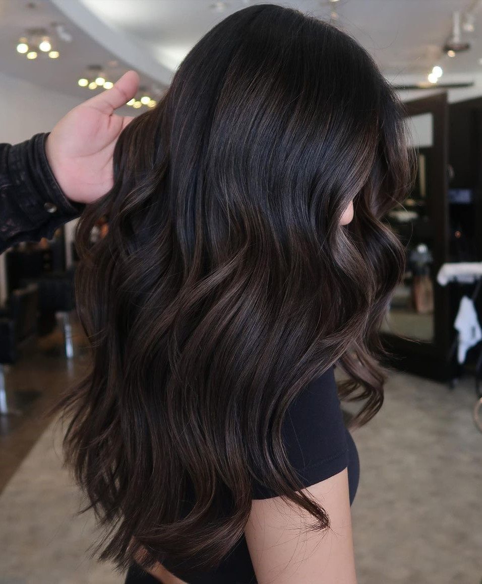 Very Dark Brown Cool Tones — Dimensional Brunette