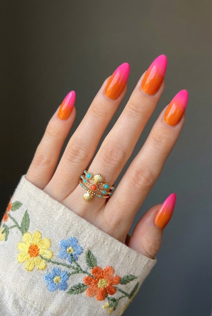 Visible Visual Idea Visible Visual Idea — Sunset Nails