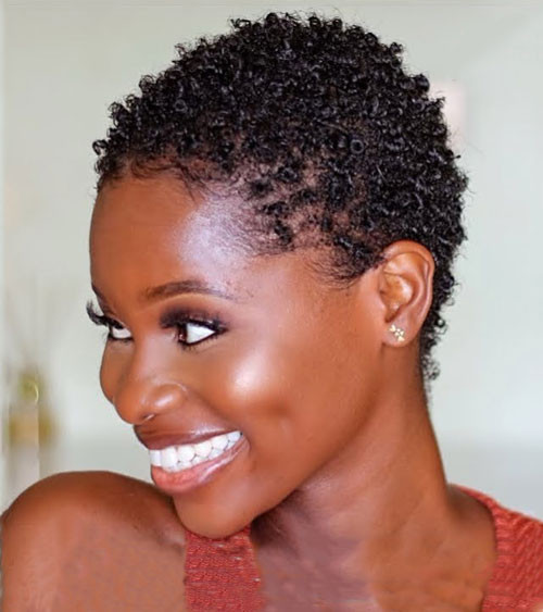 No Bangs Visual Idea — TWA Hairstyles