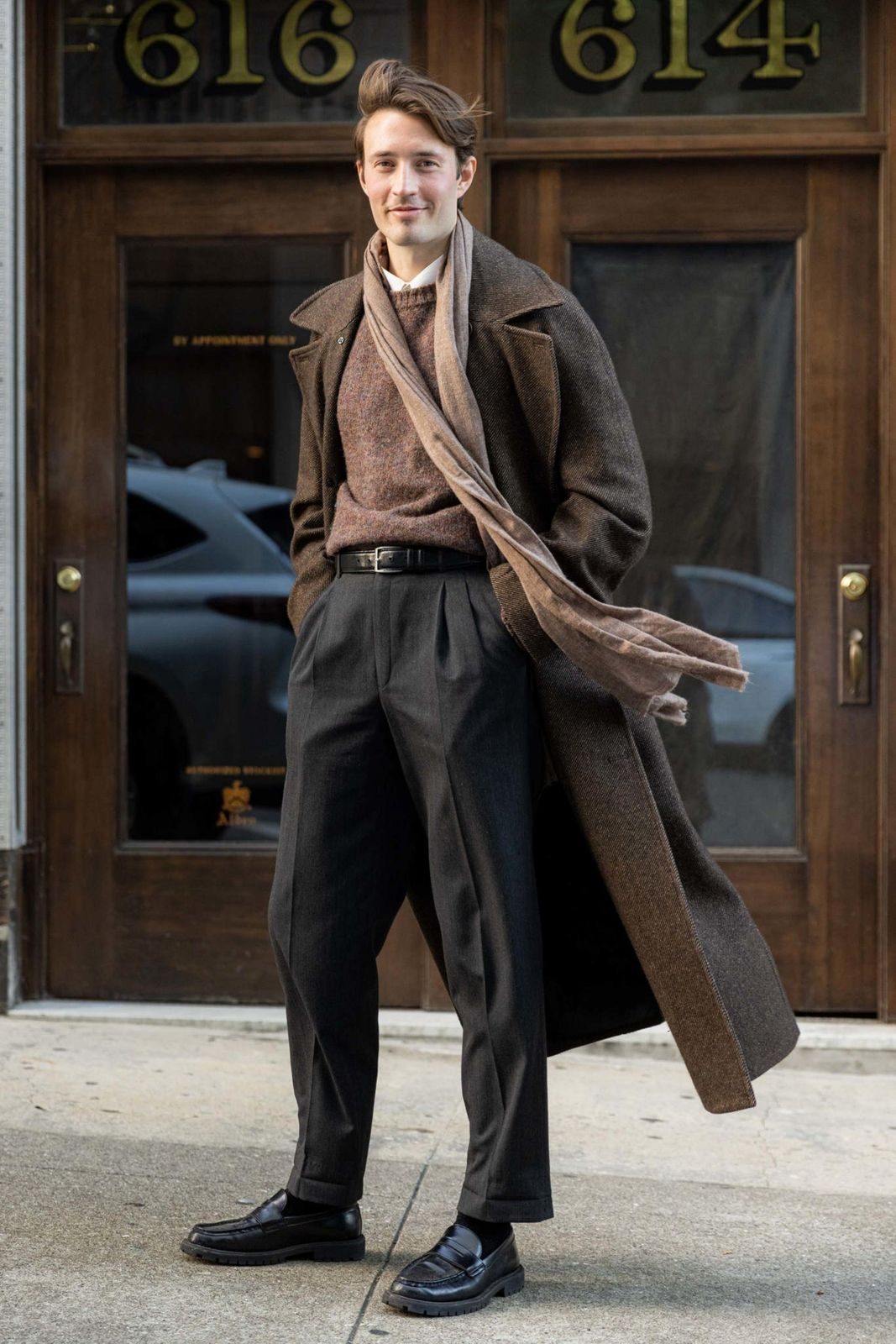 Camel Blazer and Mules for Smart Casual Sophistication — San Francisco Outfits