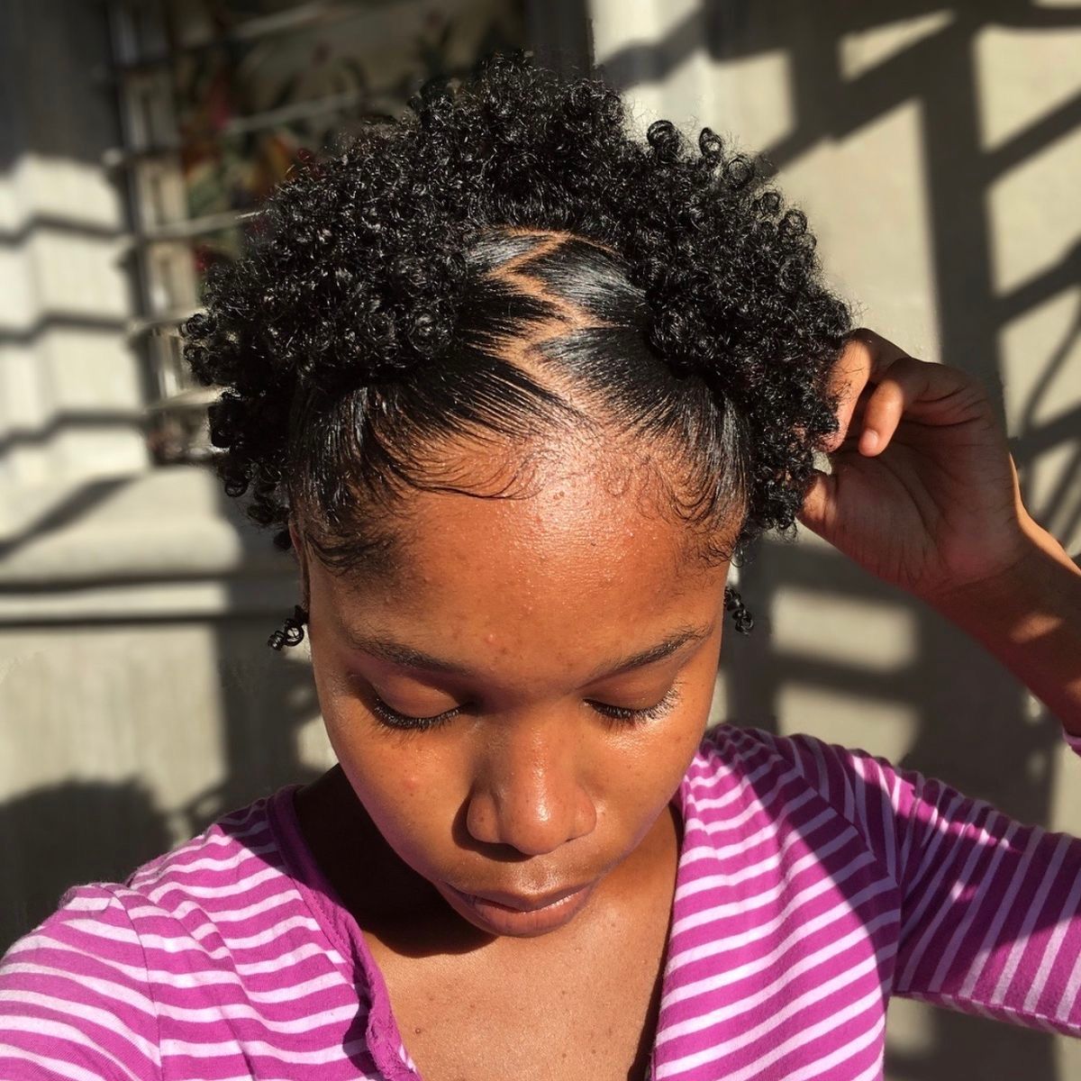 Half Up Half Down Visual Idea — Half Up Half Down Natural Hair