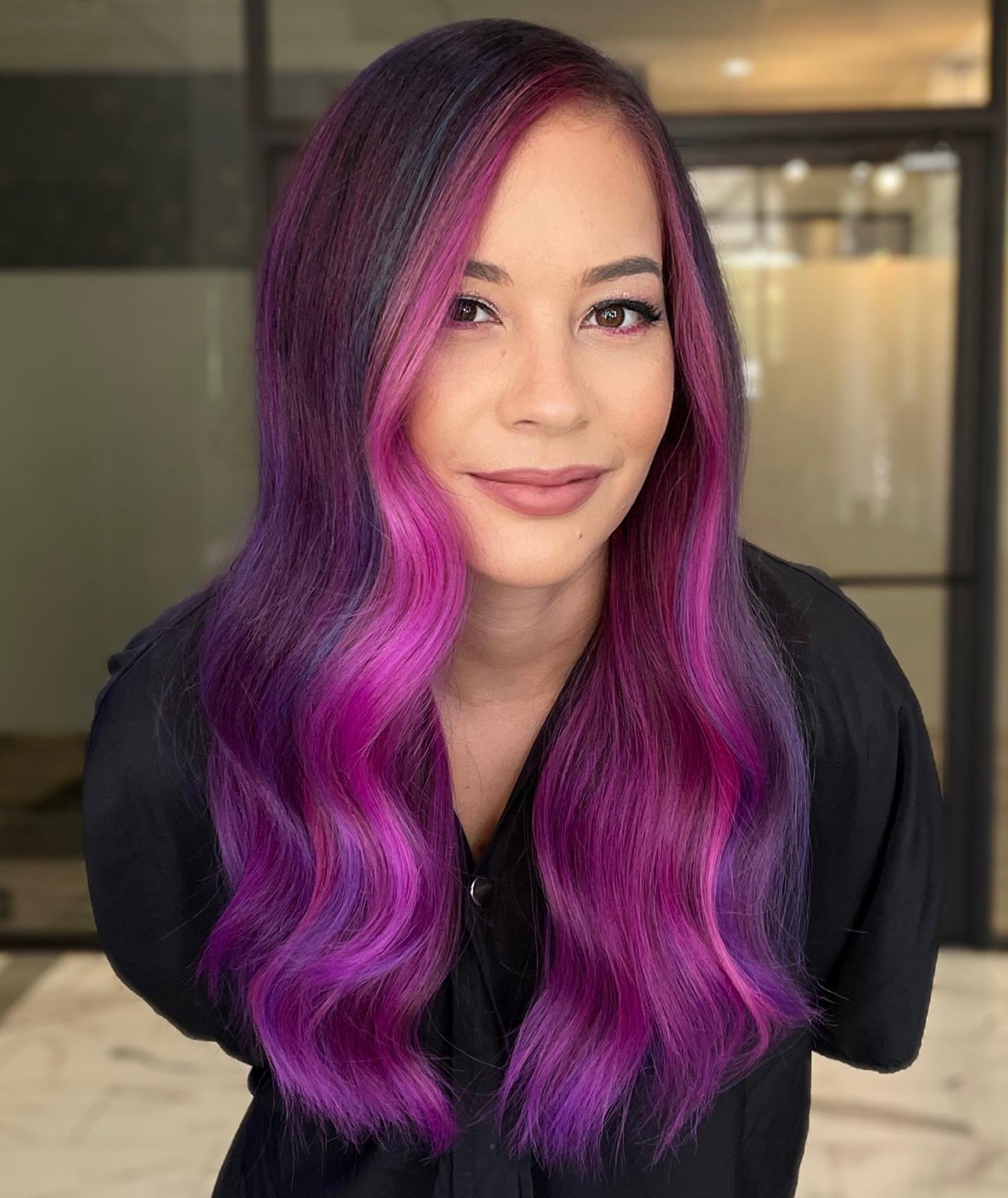 Visual Idea — Creating A Vibrant Effect Fuchsia Hair