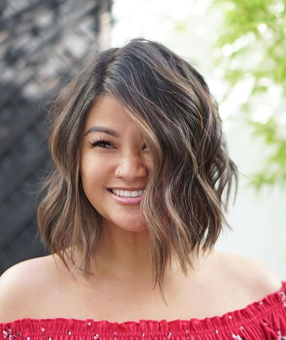 Chin Length Visual Idea Chin Length Visual Idea — Hairstyles for Chubby Faces