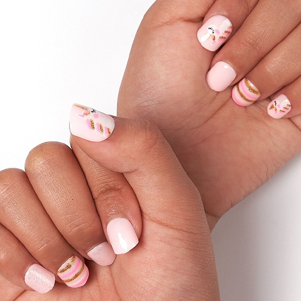 Glossy Visual Idea — Nails for Little Girls