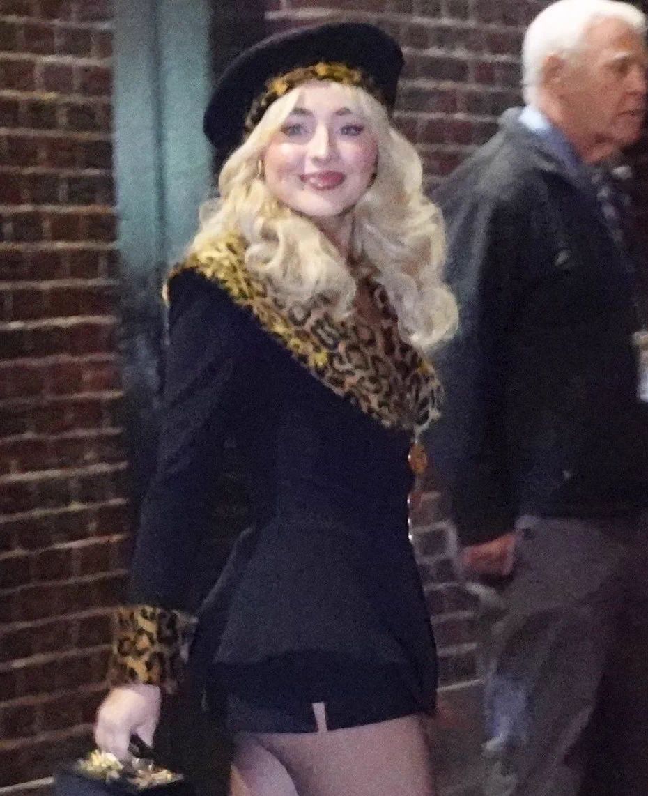 Leopard Accents: Nanny-Inspired Jacket with Mini Shorts Leopard Accents: Nanny-Inspired Jacket with Mini Shorts — Nanny Outfits