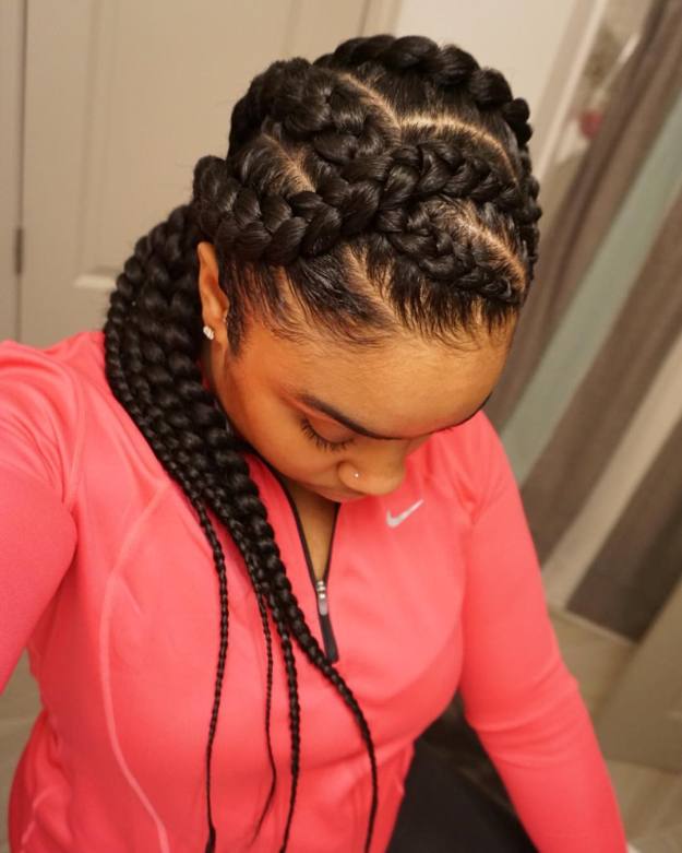 Shoulder Visual Idea Shoulder Visual Idea — Criss Cross Braids