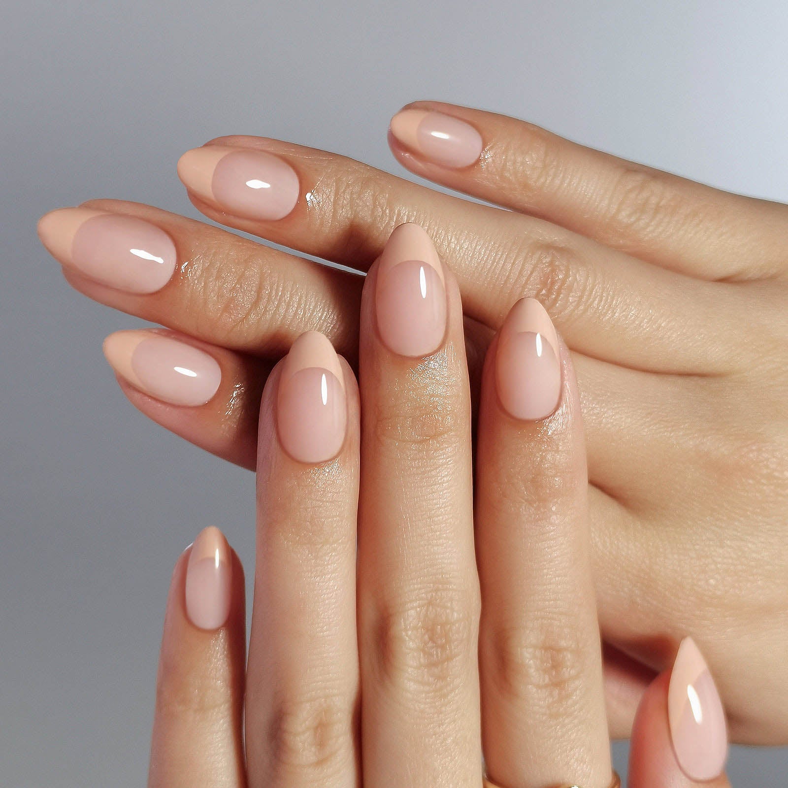Soft Nude Beige French Tips Soft Nude Beige French Tips — Professional Nails