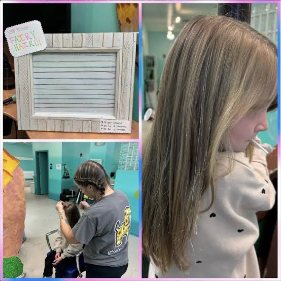 Blonde Base With Subtle Highlights Visual Idea — Hair Tinsel