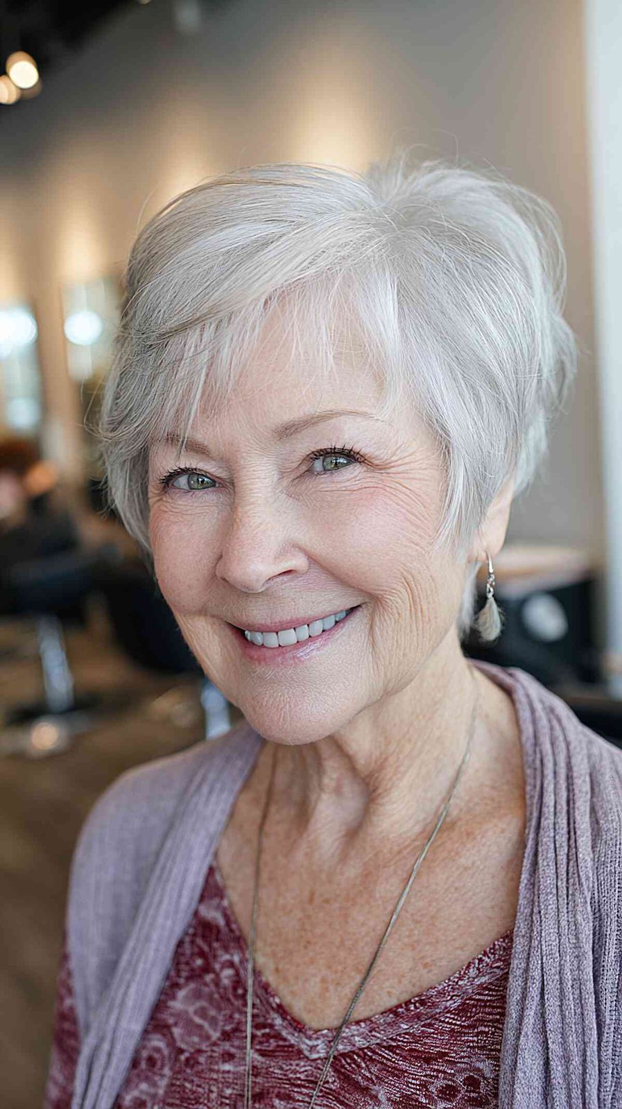 Silver Visual Idea Silver Visual Idea — Haircuts for Older Women