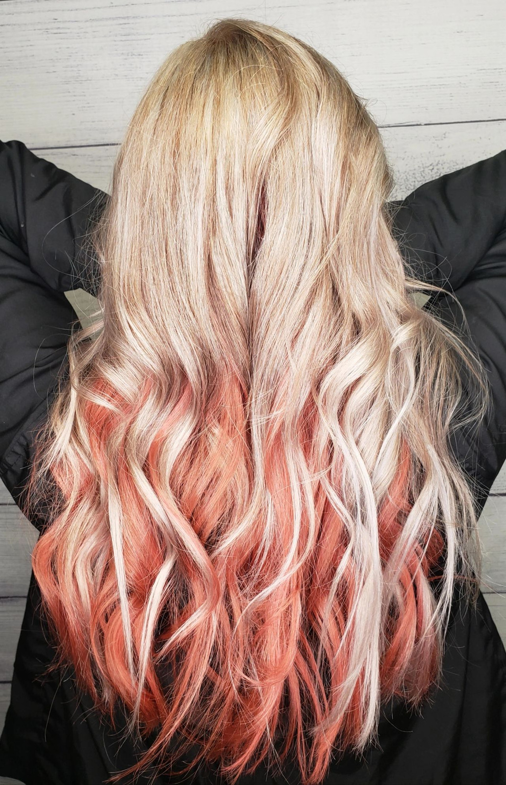 Mid-Back Visual Idea — Coral Hair