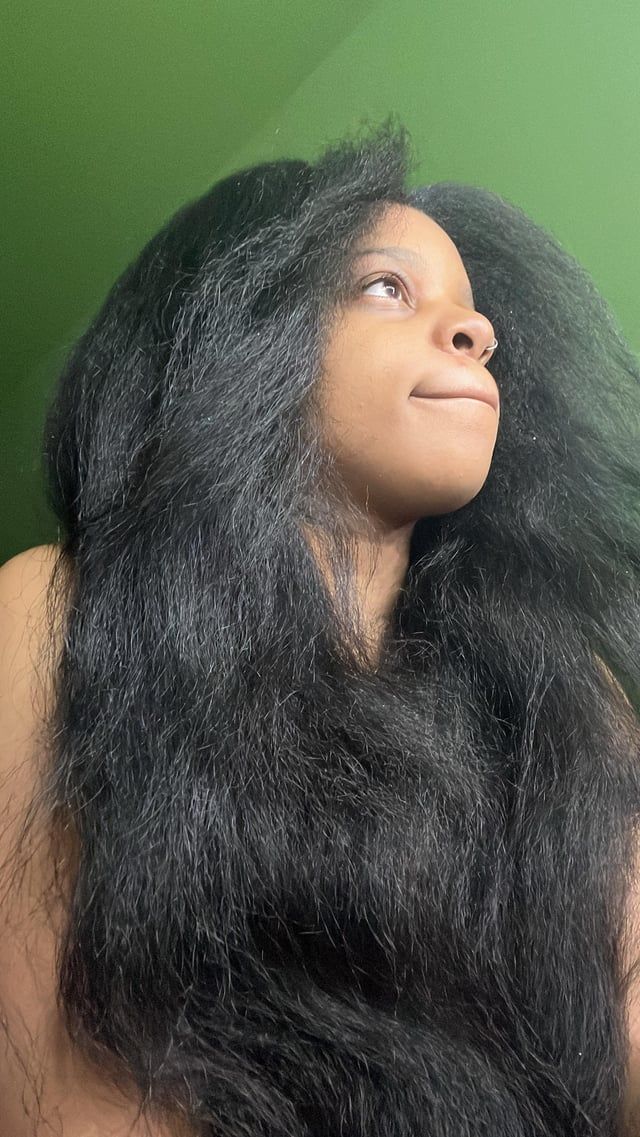 No Bangs Mid-Back Wavy Volume Blowout No Bangs Mid-Back Wavy Volume Blowout — Blowout Natural Hair