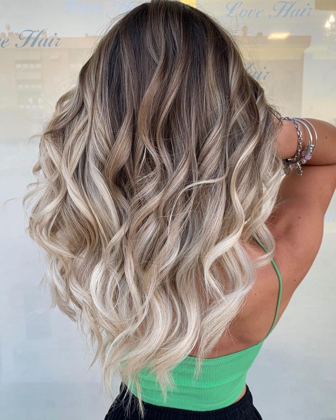 Muted Mushroom-Toned Balayage Visual Idea — Balayage Curly Hair