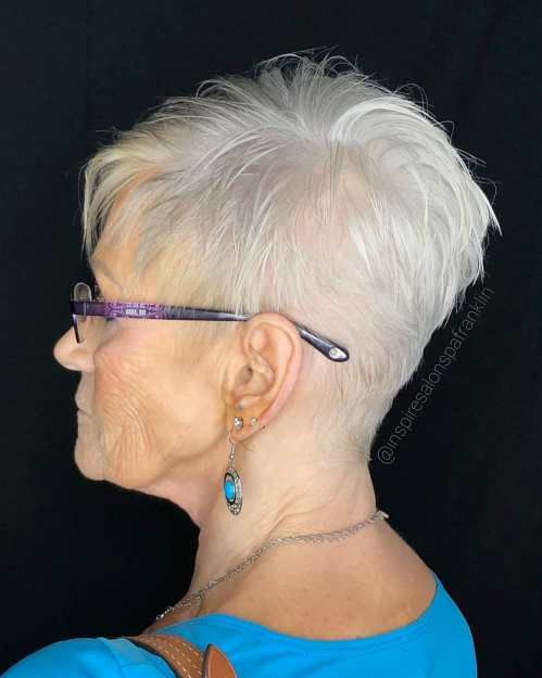 No Bangs Visual Idea — Haircuts for Women Over 70
