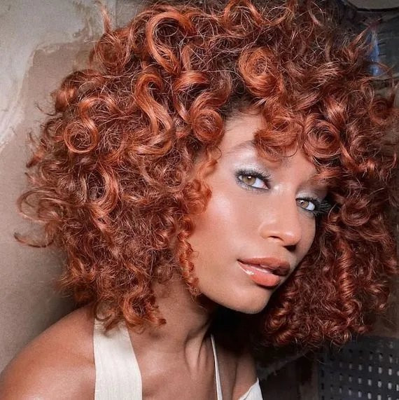 Front View Visual Idea Front View Visual Idea — Copper Brown Hair