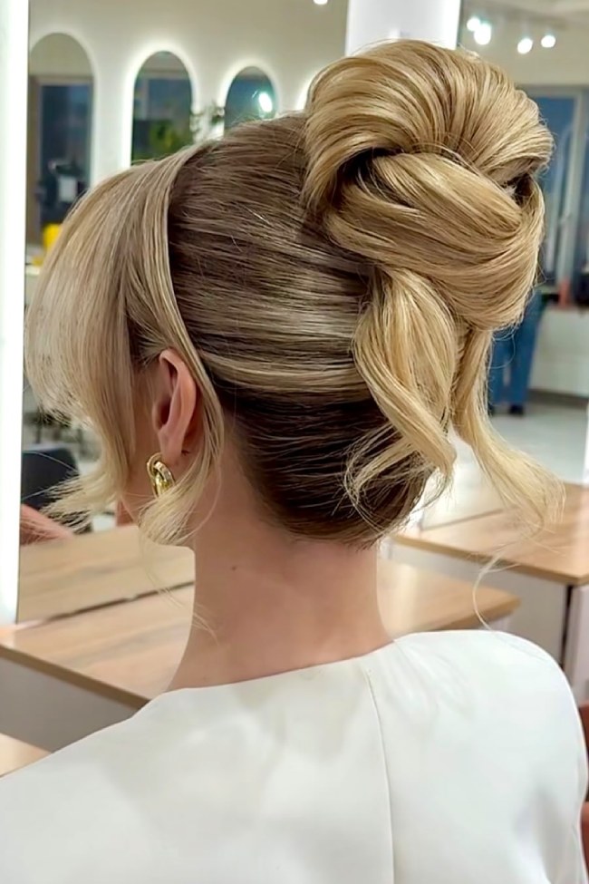 Sophisticated Ash Blonde Twisted Updo Sophisticated Ash Blonde Twisted Updo — Updos for Long Hair