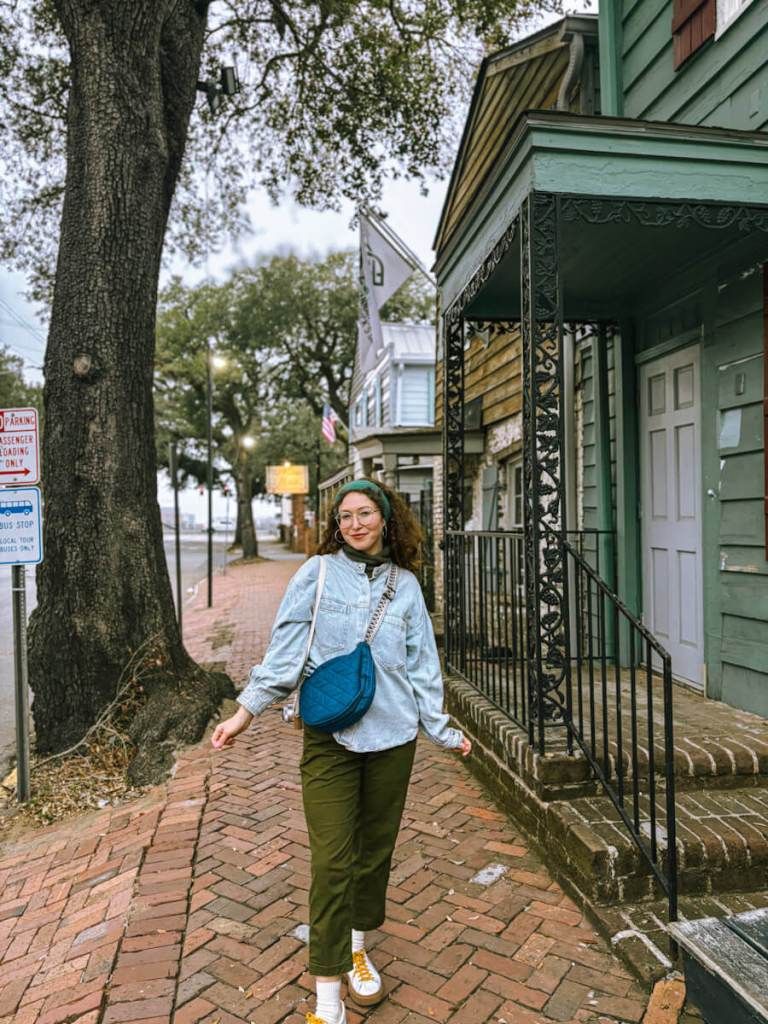 Denim Shirt and Olive Green Pants Casual Combo Denim Shirt and Olive Green Pants Casual Combo — Savannah Outfits