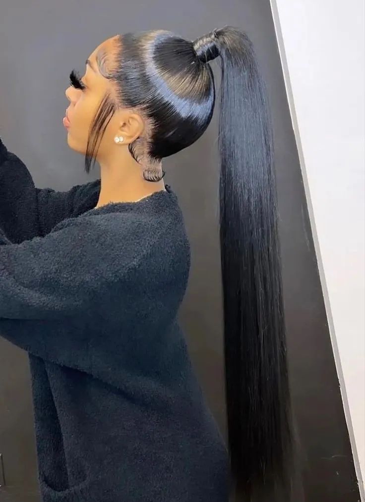 Extra-Long Visual Idea — Ponytail with Extensions