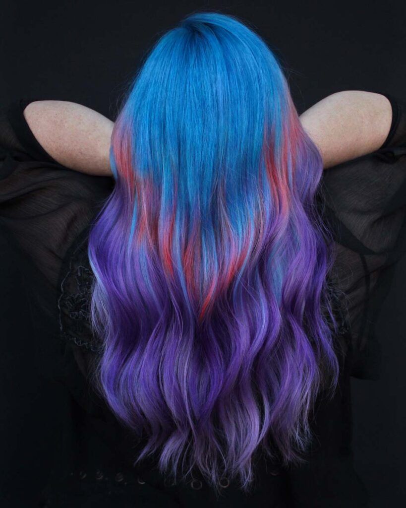Blue Purple And Pink Gradient Visual Idea Blue Purple And Pink Gradient Visual Idea — Mermaid Hair