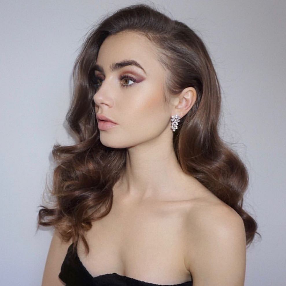 Sculpted Dark Brown Retro Waves Sculpted Dark Brown Retro Waves — Hollywood Waves