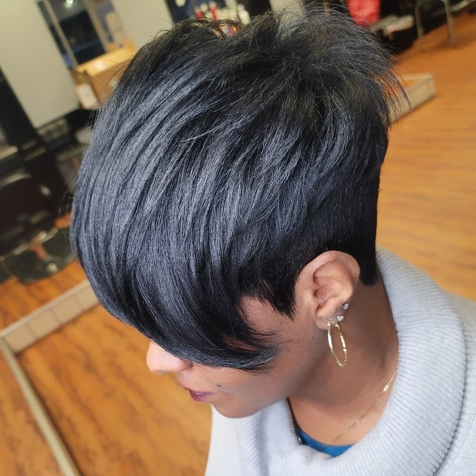 Ear Visual Idea — Short Relaxed Hairstyles