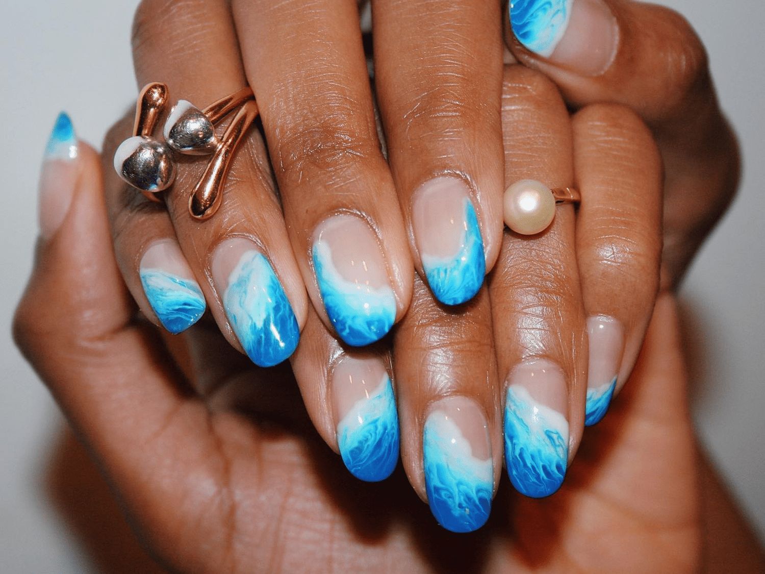 Beach Vacation Visual Idea — Girls Trip Nails