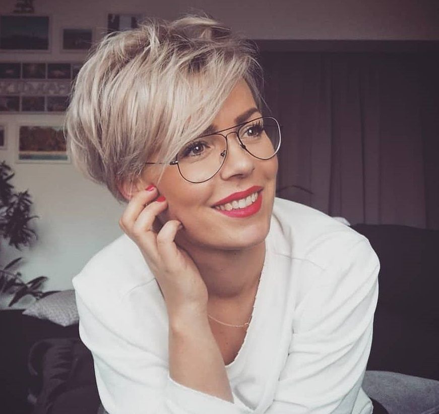 Ear Length Visual Idea — Hairstyles with Glasses