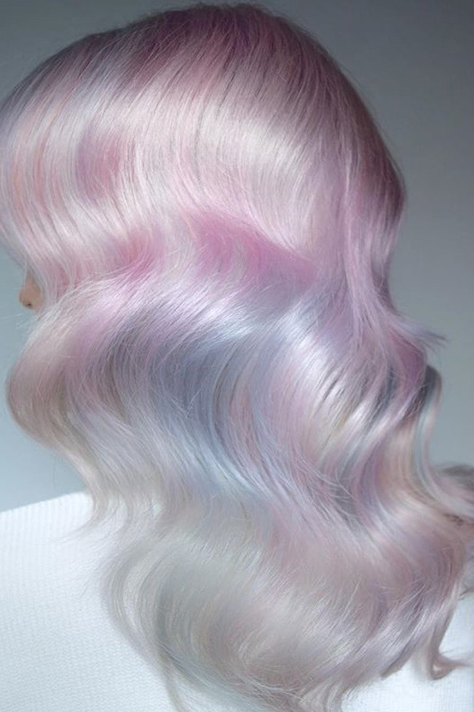 Subtle Pearlescent Opal Waves Subtle Pearlescent Opal Waves — Opal Hair